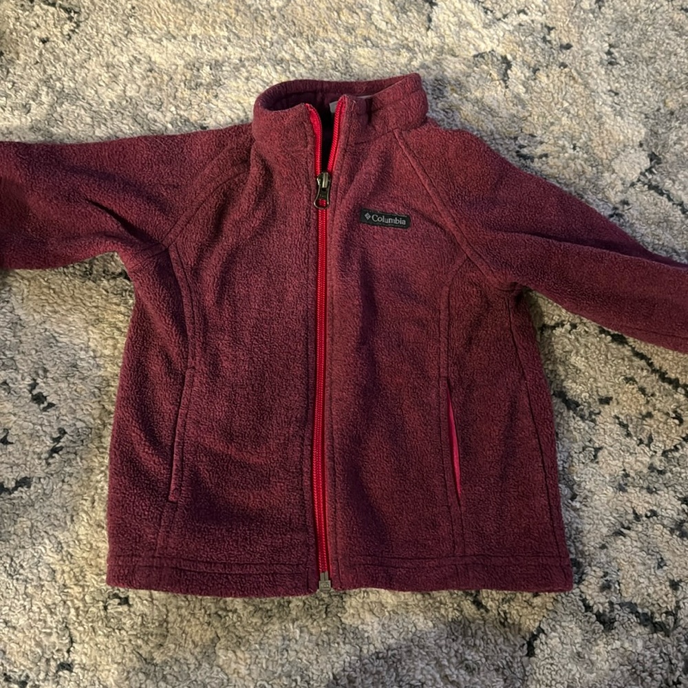 Purple- Columbia soft zip up